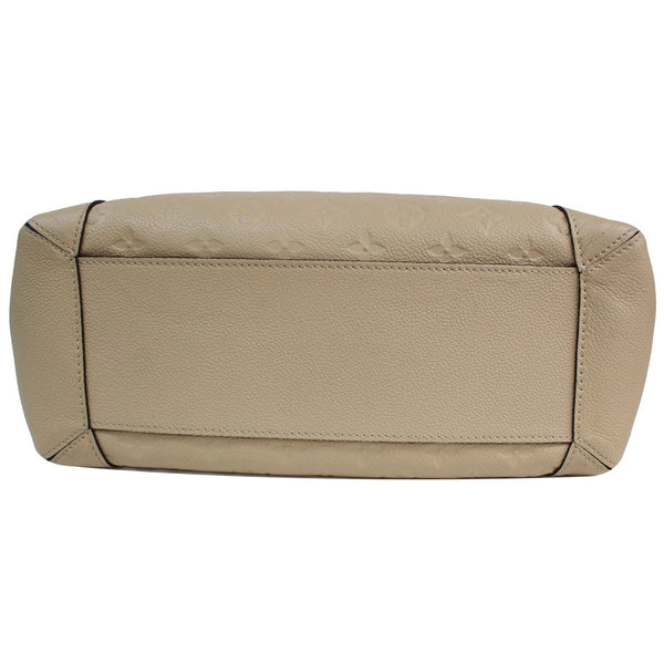 LOUIS VUITTON Bagatelle Monogram Empreinte Shoulder Bag Beige