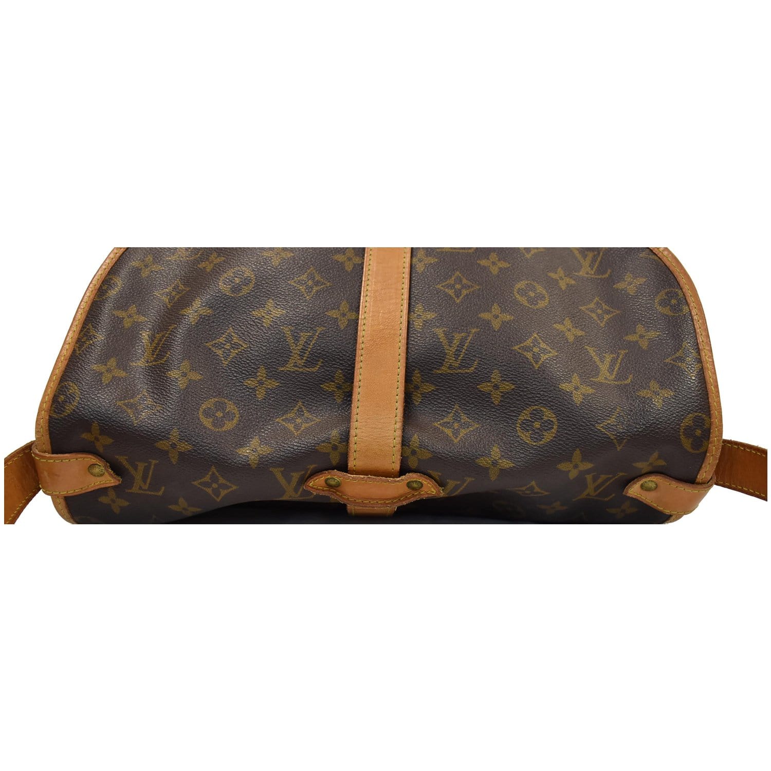 Brown Louis Vuitton Monogram Saumur 35 Crossbody Bag – Designer Revival