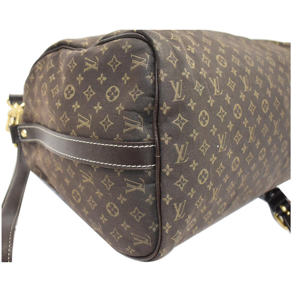 LOUIS VUITTON Speedy 30 Ebene Monogram Mini Lin Shoulder Bag Brown