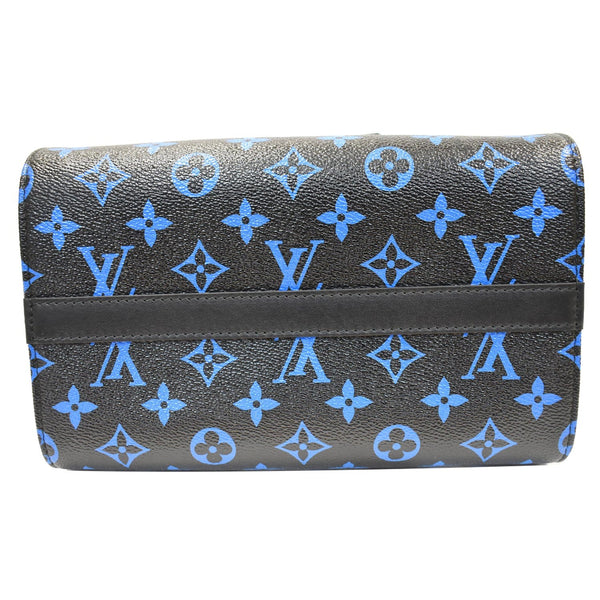 LOUIS VUITTON Speedy Amazon PM Monogram Canvas Shoulder Bag Blue Noir