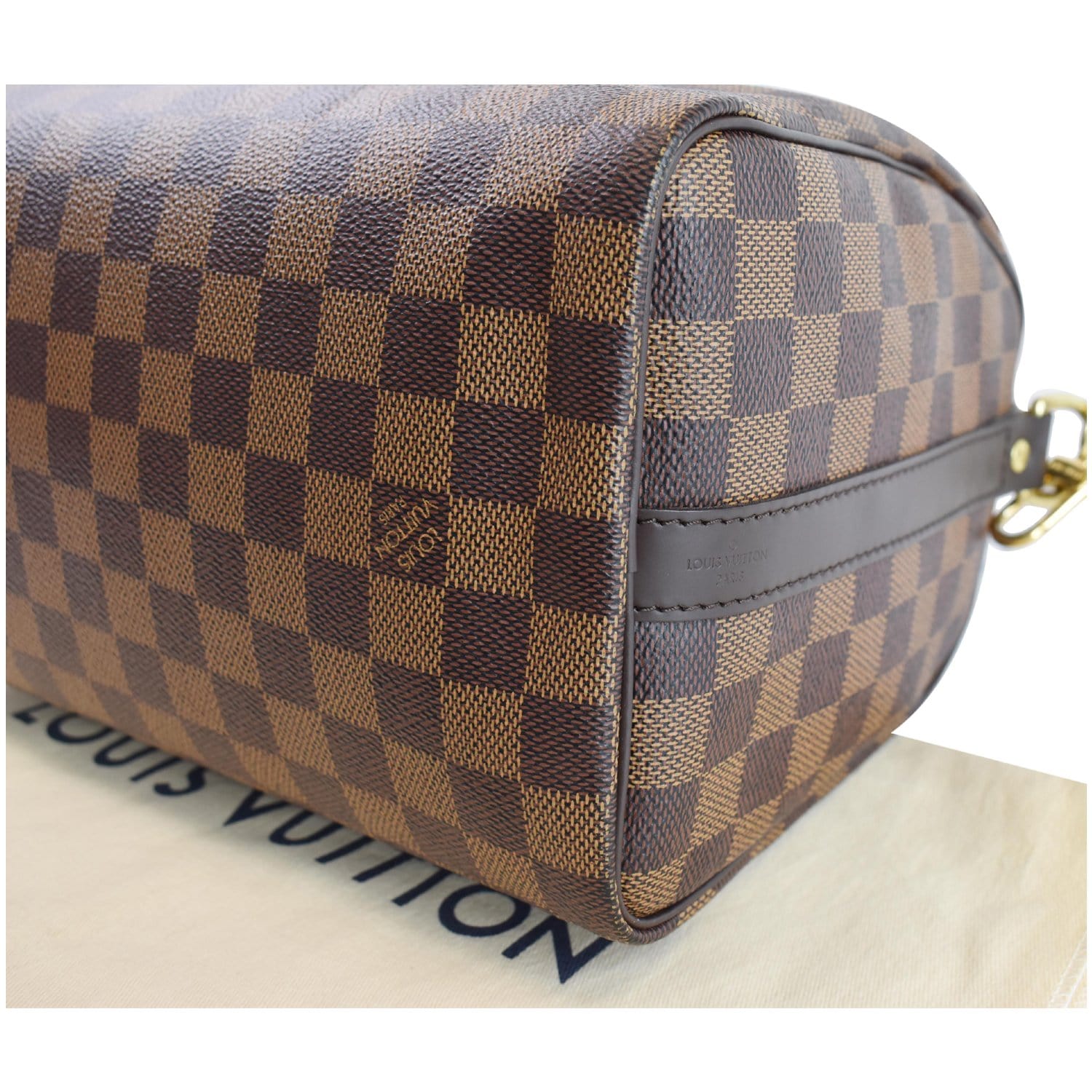 Louis Vuitton Damier Ebene Red Speedy Bandouliere 25 - A World Of Goods For  You, LLC