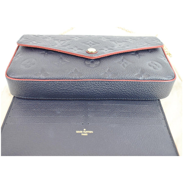 Louis Vuitton Pochette Felicie Monogram Empreinte Pouch - opened 