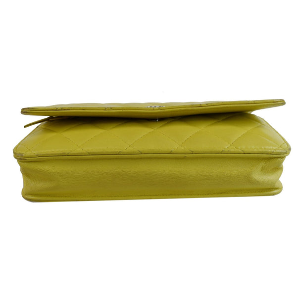 Chanel Wallet On Chain Lambskin Leather Bottom Bag