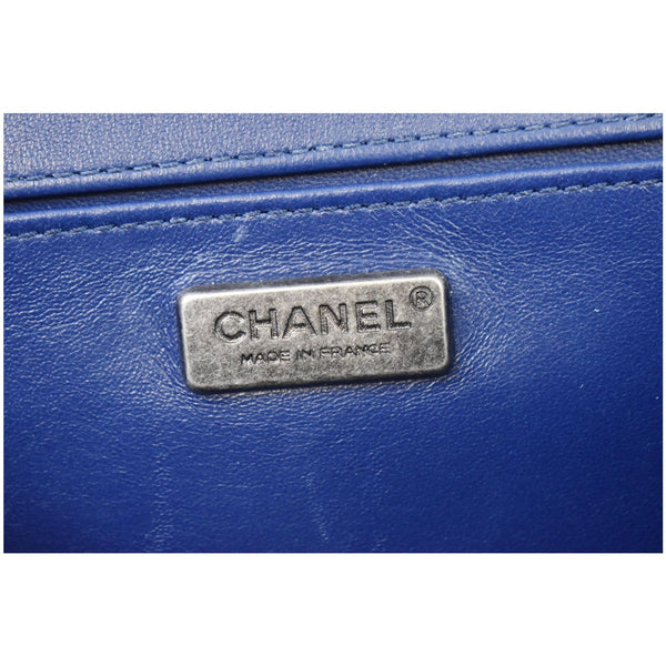 Chanel Mosaic Large Boy Quilted Lambskin Shoulder Bag made in France