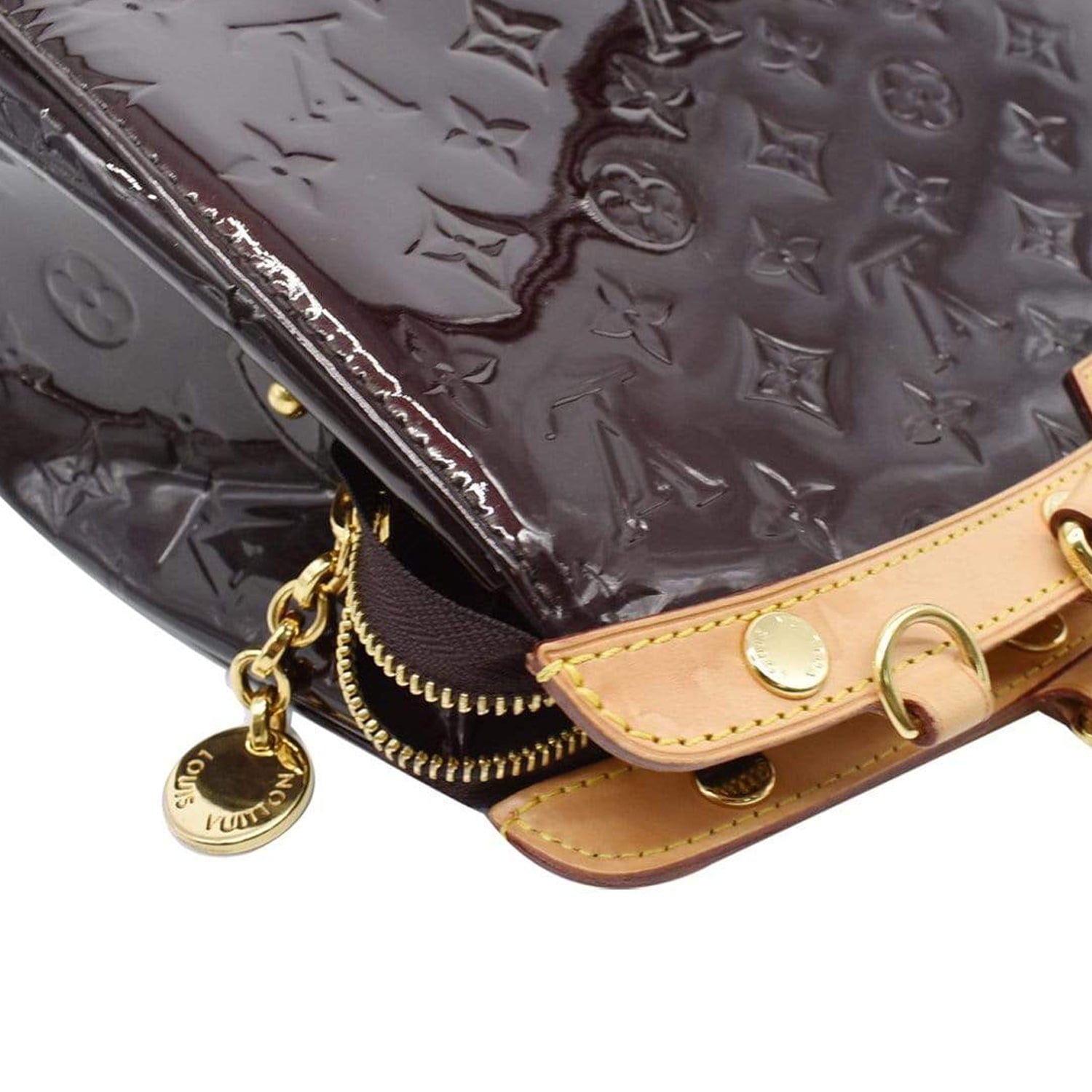 Louis Vuitton Amarante Monogram Vernis Chain Bag