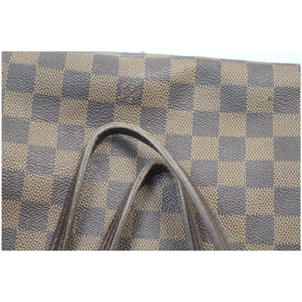 Louis Vuitton Neverfull MM Damier Ebene Shoulder Bag - strap