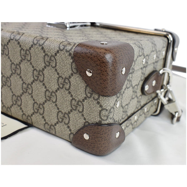 Gucci Globe-Trotter GG Beauty Case Bamboo Bag side view