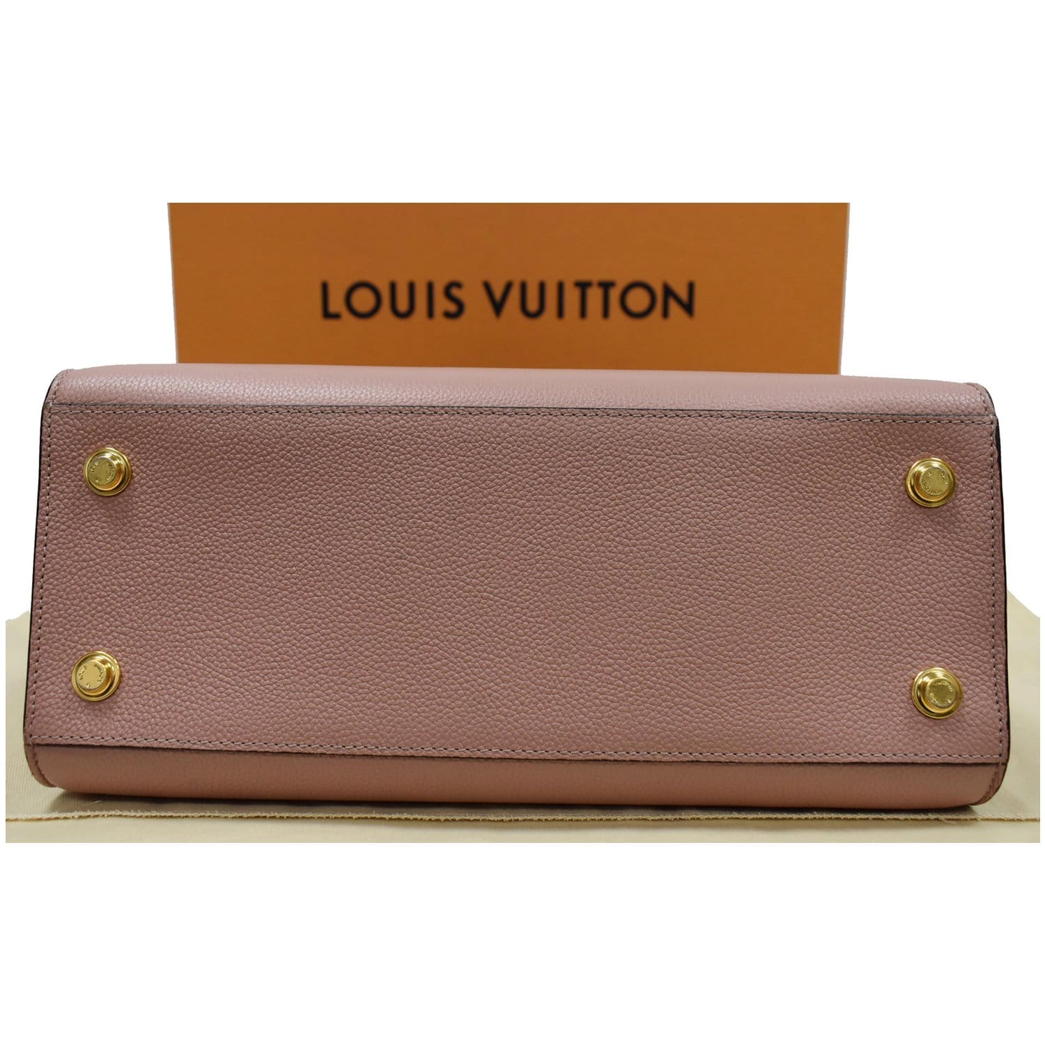 LOUIS VUITTON City Steamer MM Hand Bag Leather 2way Pink M53019 LV