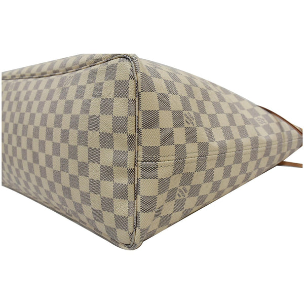 LOUIS VUITTON Neverfull GM Damier Azur Tote Bag Rose Ballerine