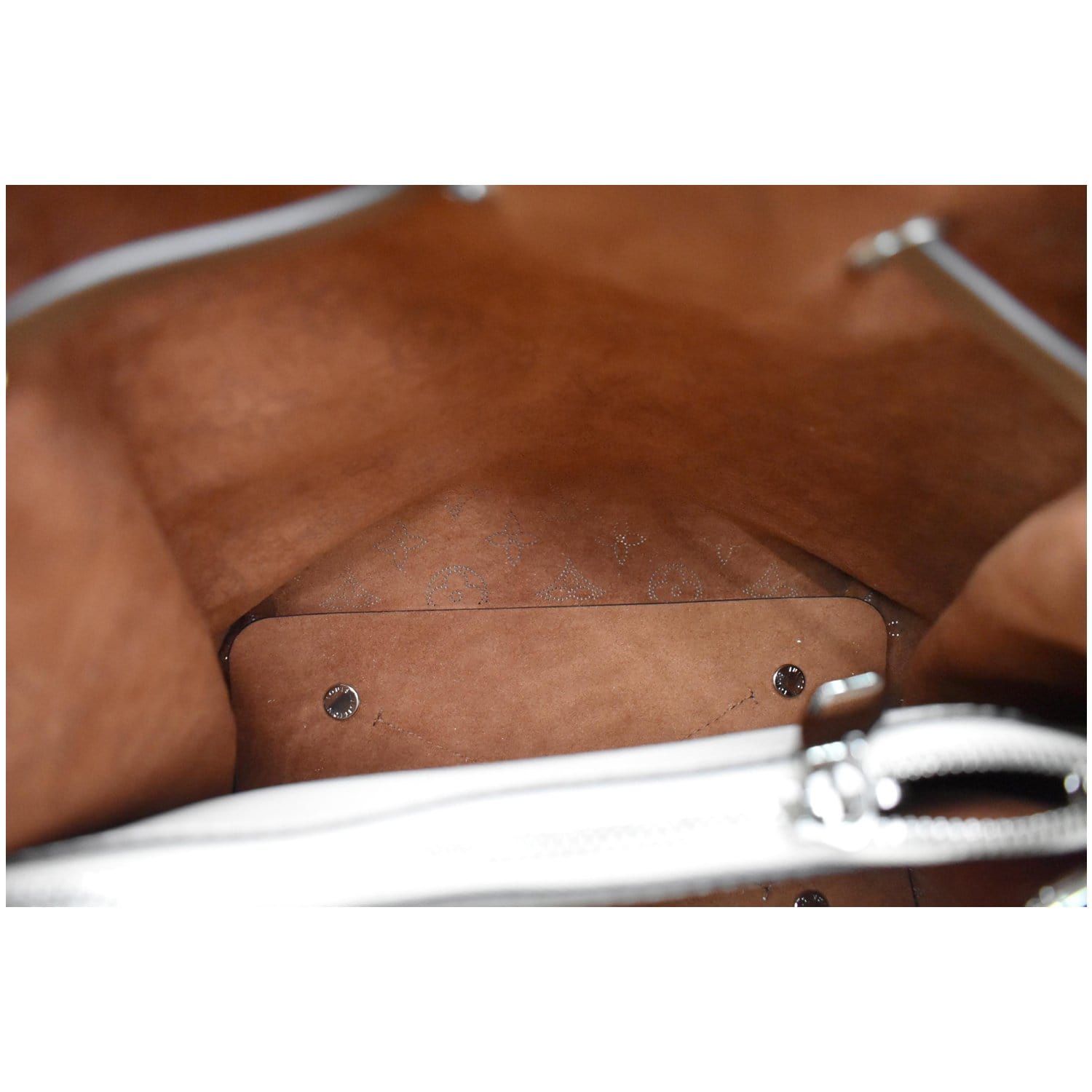 Louis Vuitton Monogram Perforated Mahina Handbag — BLOGGER ARMOIRE