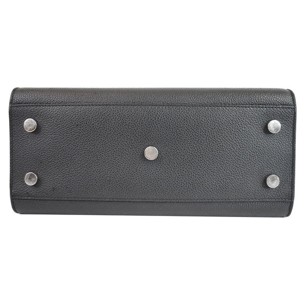 YVES SAINT LAURENT Baby Sac de Jour Grained Leather Tote Bag Black