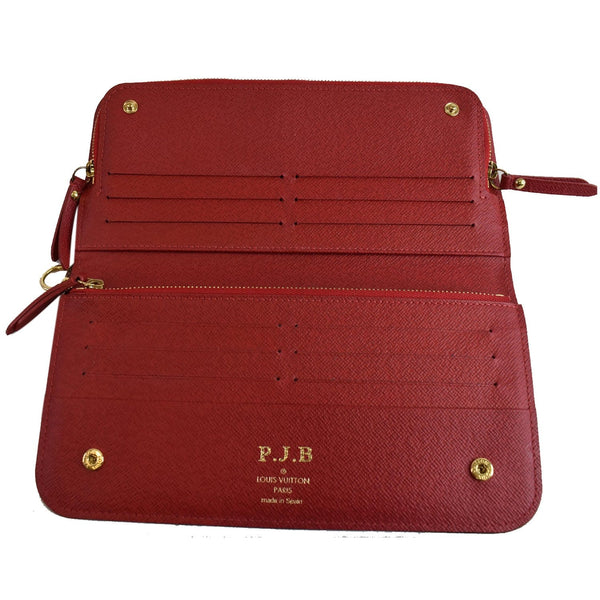 LOUIS VUITTON Insolite Damier Ebene Wallet Brown