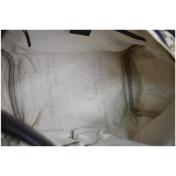 GUCCI Vintage Web Original GG Boston Satchel Bag Beige 247205