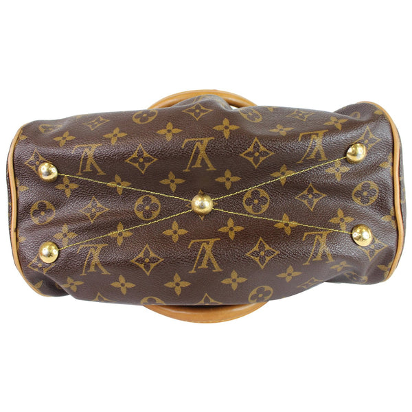 Louis Vuitton Tivoli PM Monogram Canvas Shoulder Tote - amazing bottom
