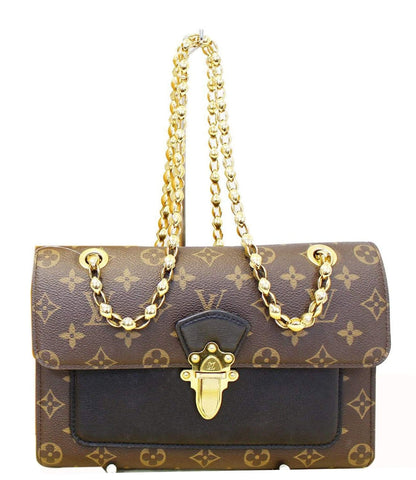 LOUIS VUITTON Victoire Monogram Canvas Shoulder Crossbody Bag Noir