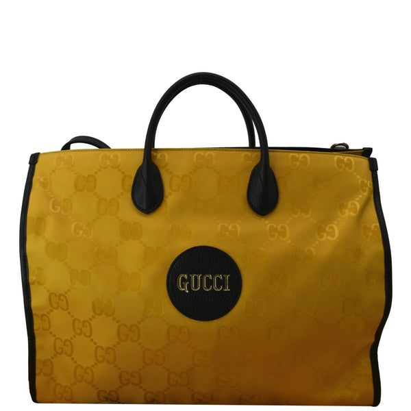 GUCCI Off The Grid GG Nylon Tote Bag Yellow 630353
