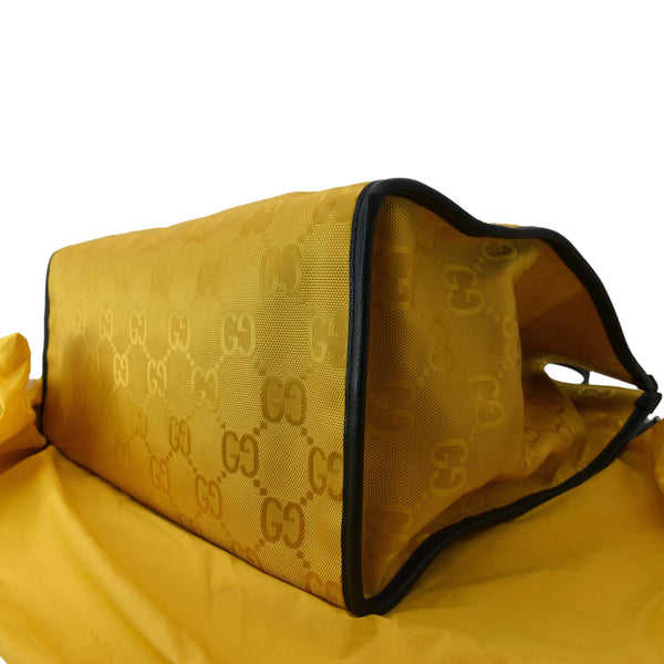 GUCCI Off The Grid GG Nylon Tote Bag Yellow 630353
