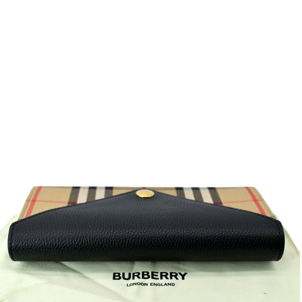 BURBERRY Jackets Vintage Check Leather Wallet Beige