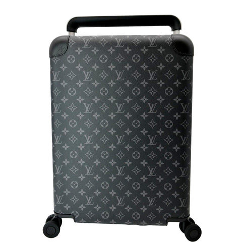 LOUIS VUITTON Horizon 55 Monogram Eclipse Canvas Rolling Suitcase Black