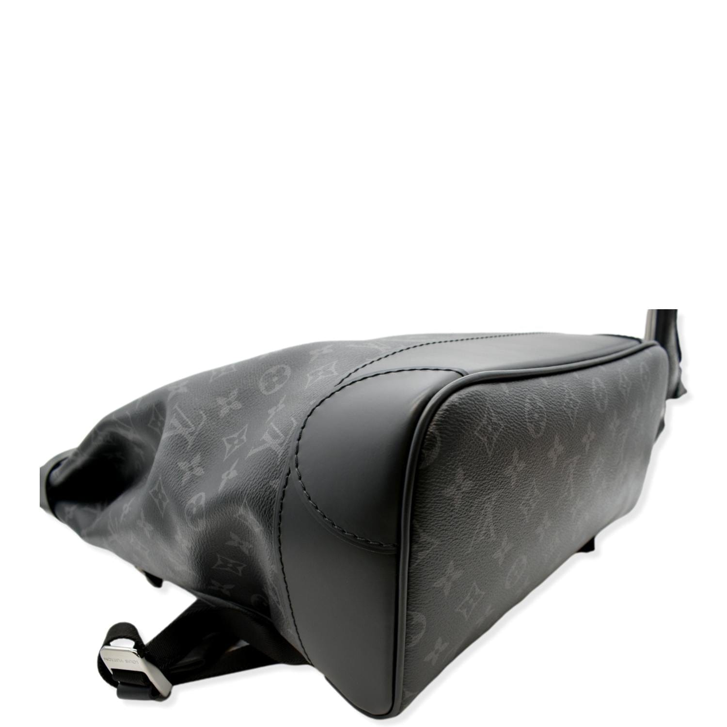 Louis Vuitton Rare Limited Black Monogram Eclipse Steamer Backpack 860897