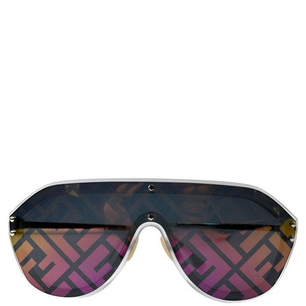FENDI Fabulous FF M0039/G/S F74R3 Silver Sunglasses Multicolor Mirrored Lens