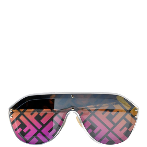 FENDI Fabulous FF M0039/G/S F74R3 Silver Sunglasses Multicolor Mirrored Lens