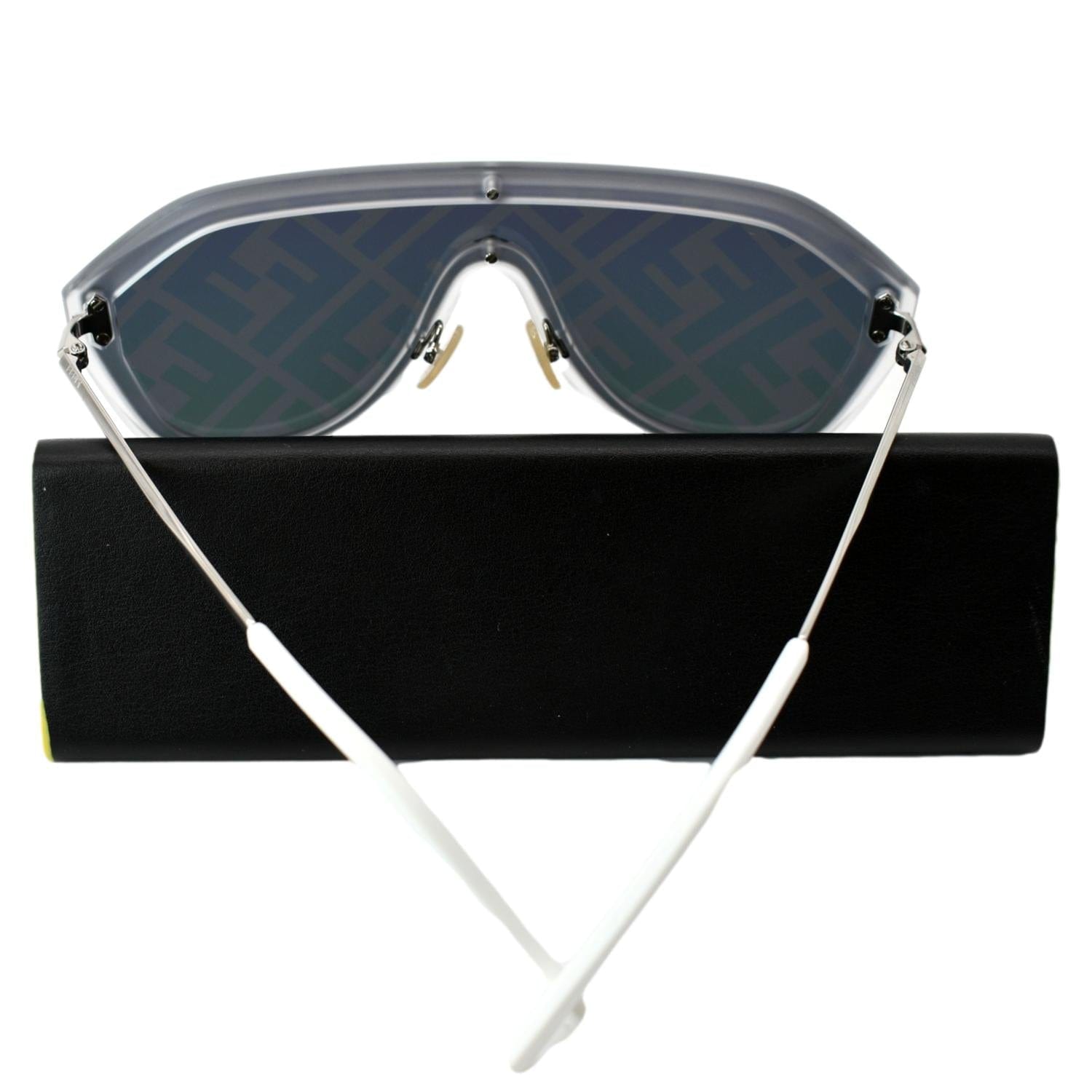 FENDI Fabulous FF M0039/G/S F74R3 Silver Sunglasses Multicolor Mirrore