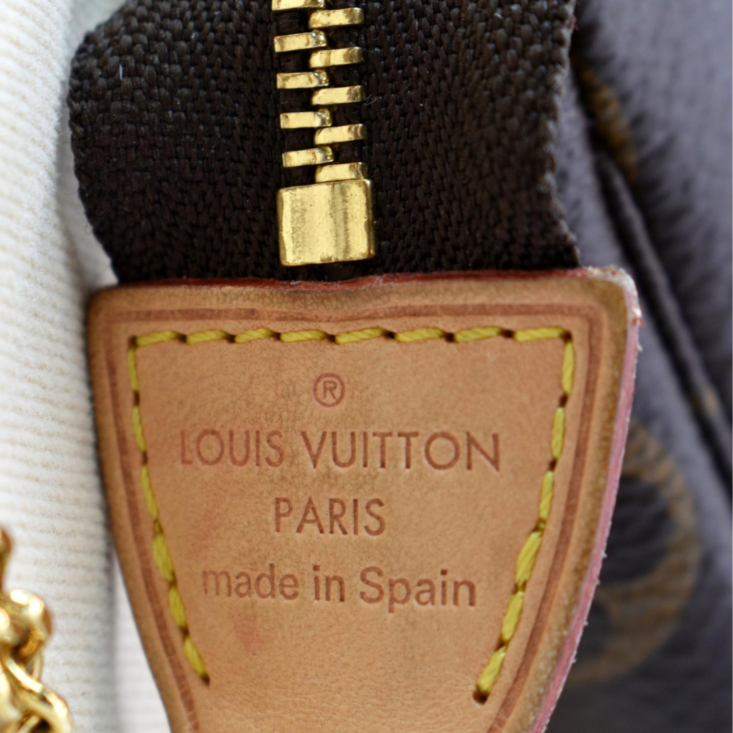 Louis Vuitton LV mini Pochette Accesories new Paris Brown ref