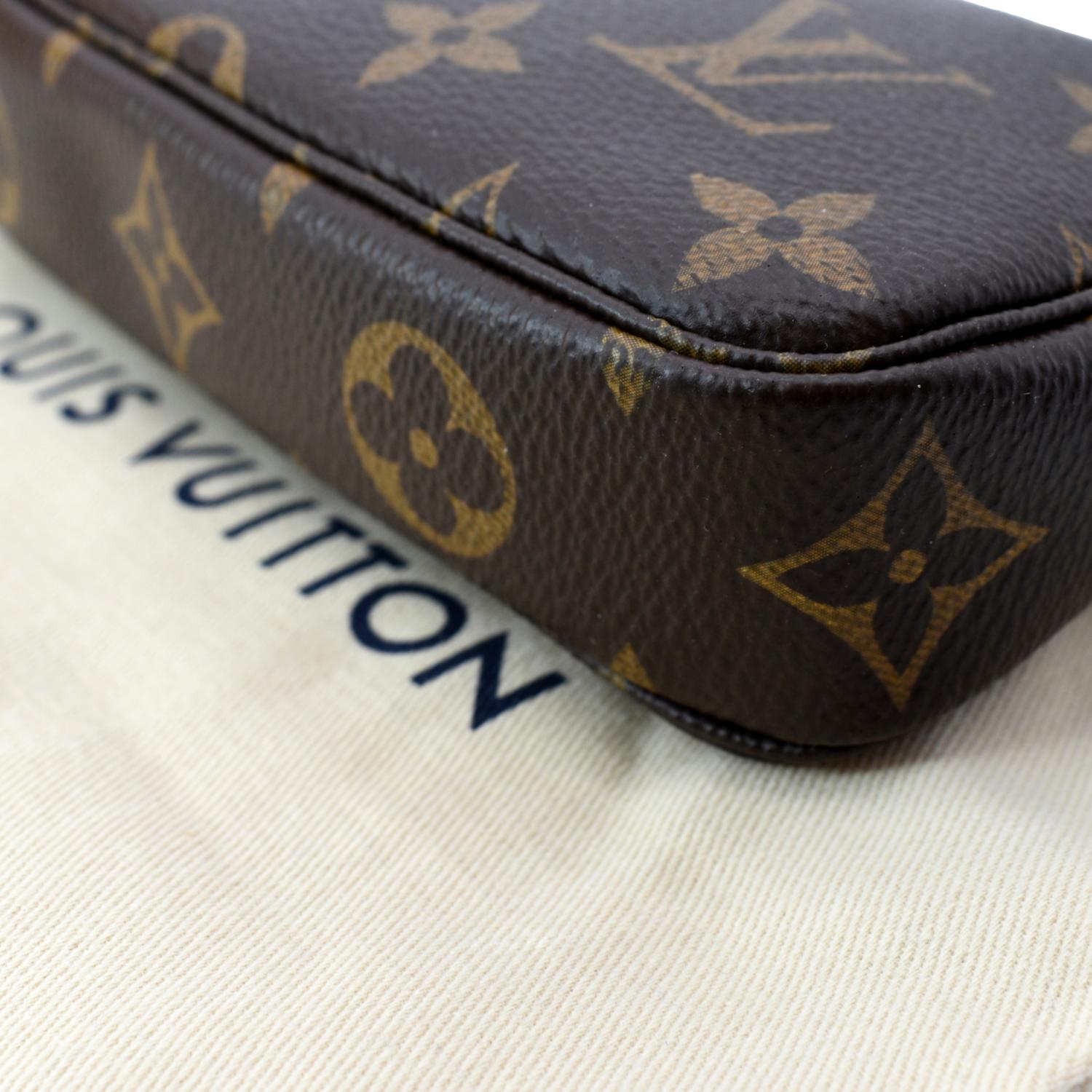 Louis Vuitton Pochette Accessory Old 14145 Brown Ladies Monogram