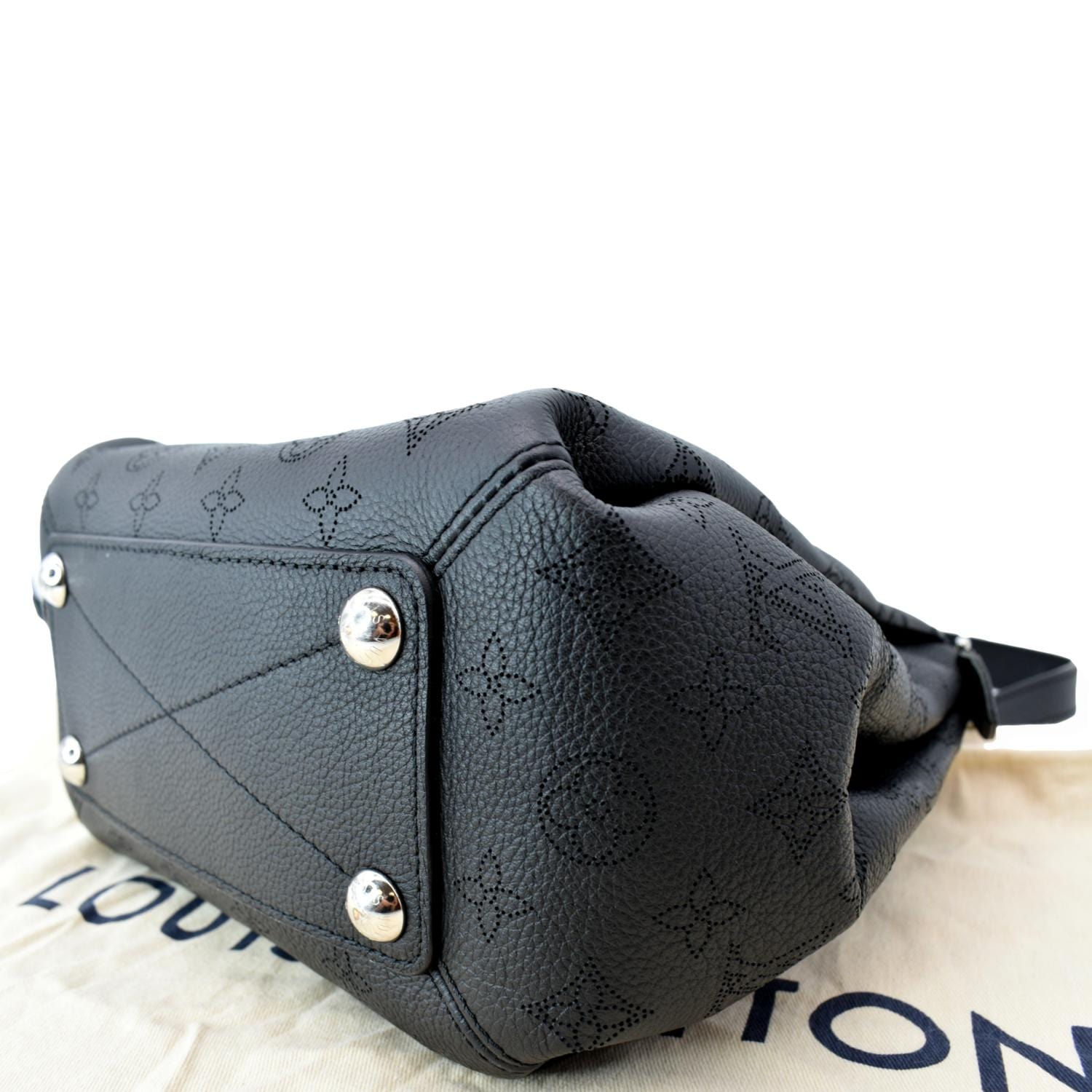 Black Louis Vuitton Monogram Mahina Babylone Chain BB Satchel – Designer  Revival