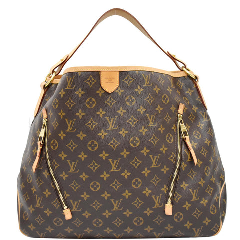LOUIS VUITTON Delightful GM Monogram Canvas Shoulder Bag Brown
