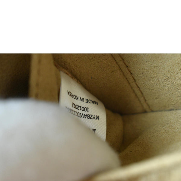 MCM Rockstar Monogram Visetos Vanity Case Cognac