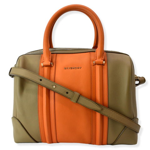 GIVENCHY Lucrezia Medium Lambskin Leather Shoulder Bag Beige