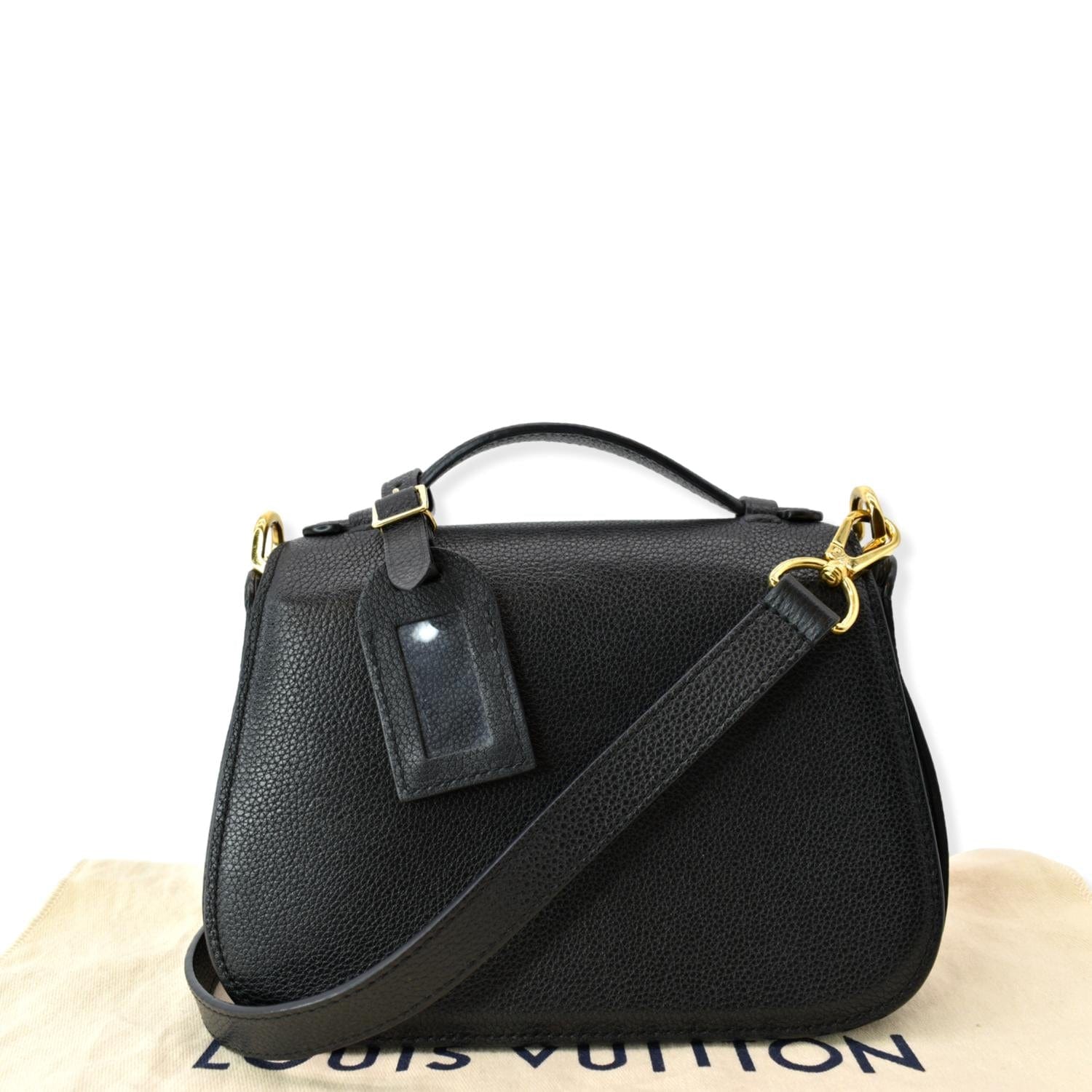 Bag 'Vivienne' LOUIS VUITTON black grained leather - VALOIS