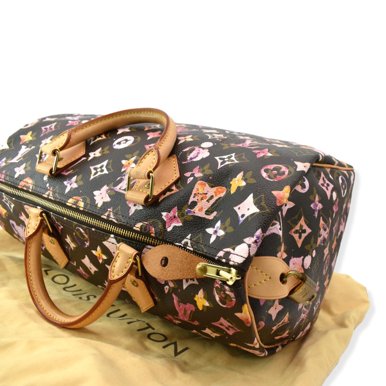 Louis Vuitton Richard Prince Speedy 35 Satchel Bag Multicolor