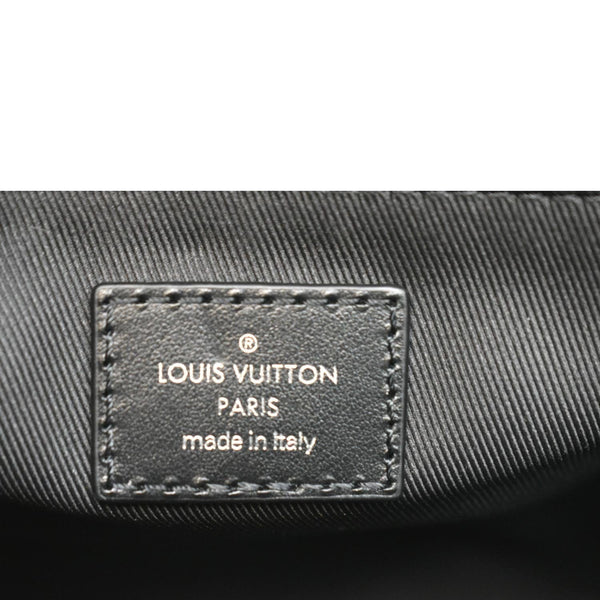 Louis Vuitton Petit Sac Plat Epi Leather Crossbody Bag Black
