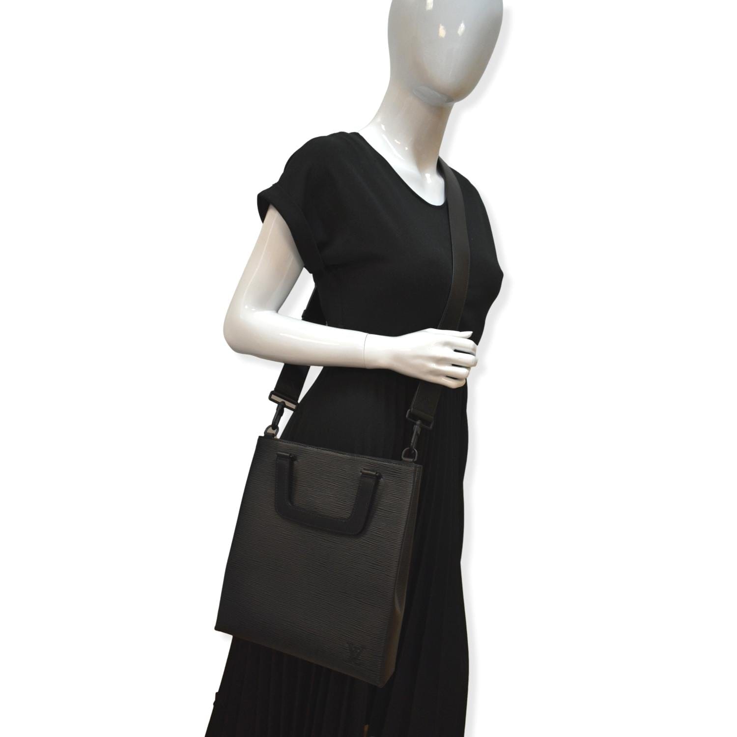 Louis Vuitton Petit Sac Plat Black for Women