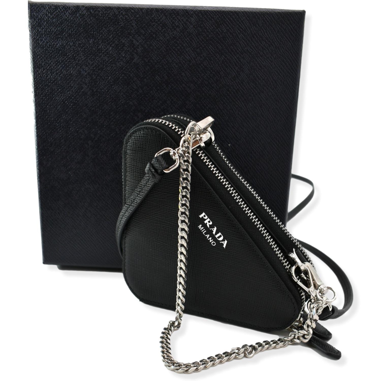 Crossbody bag with coin purse prada Clearance