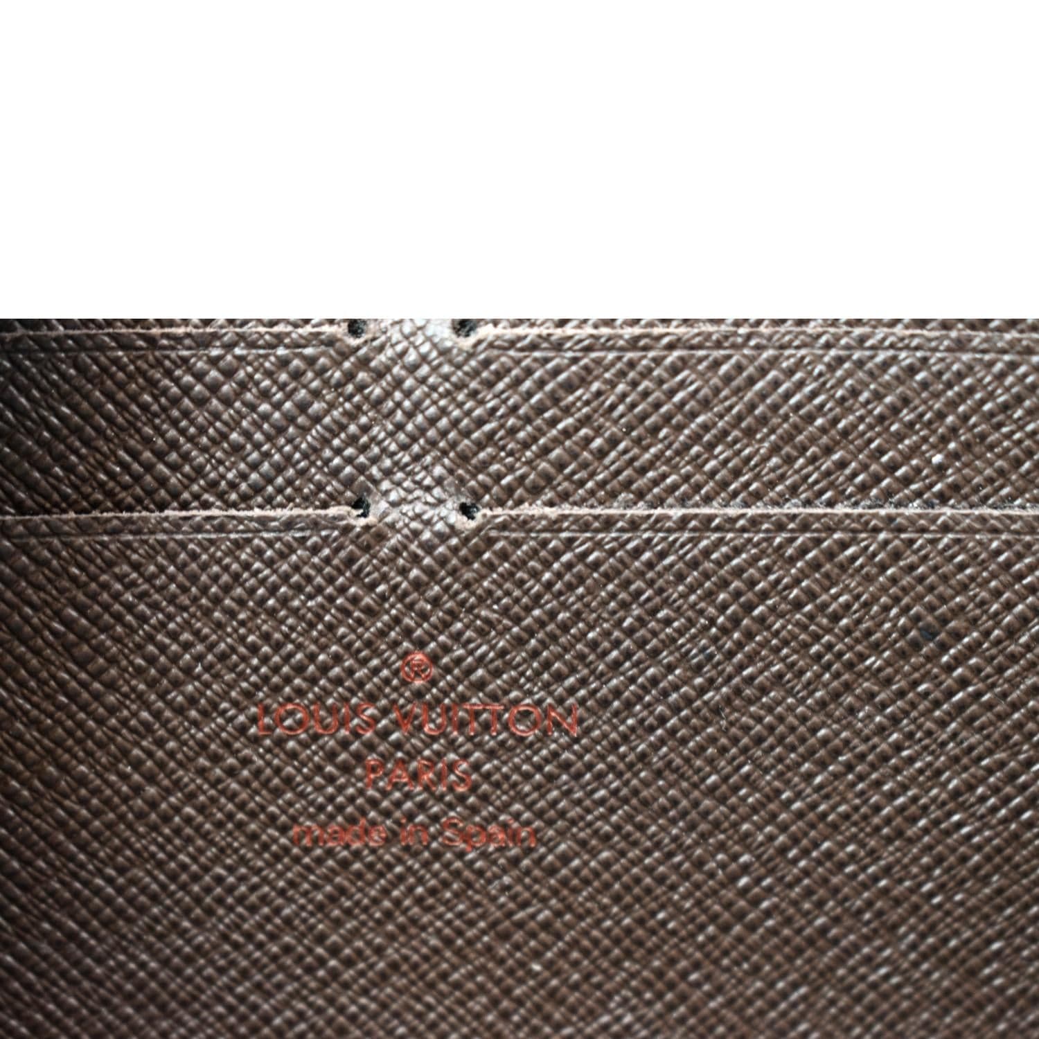 Louis Vuitton Brown Damier Ebene Zippy Wallet Cloth ref.219271 - Joli Closet