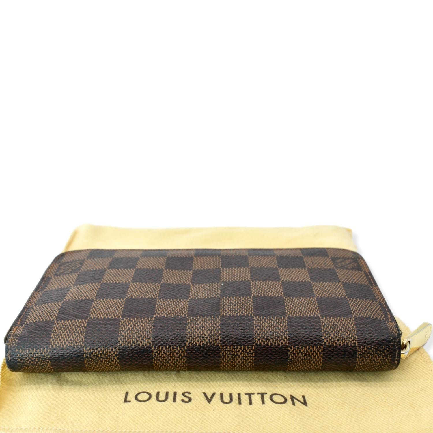 Louis Vuitton Brown Josephine Damier Ebene Red Wallet - MyDesignerly