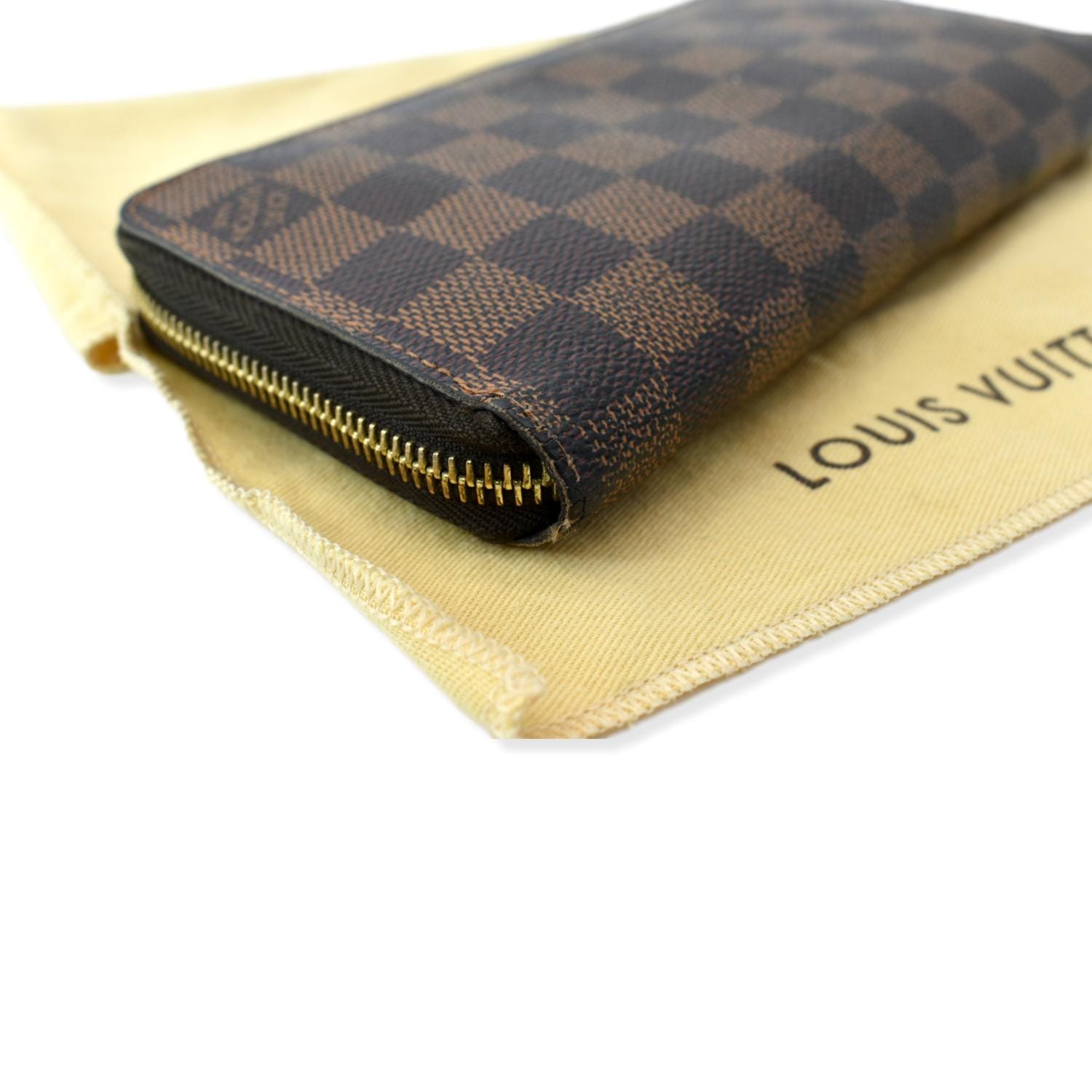 Louis Vuitton, Bags, Rare Authentic Louis Damier Ebene Special Edition  Zippy Wallet