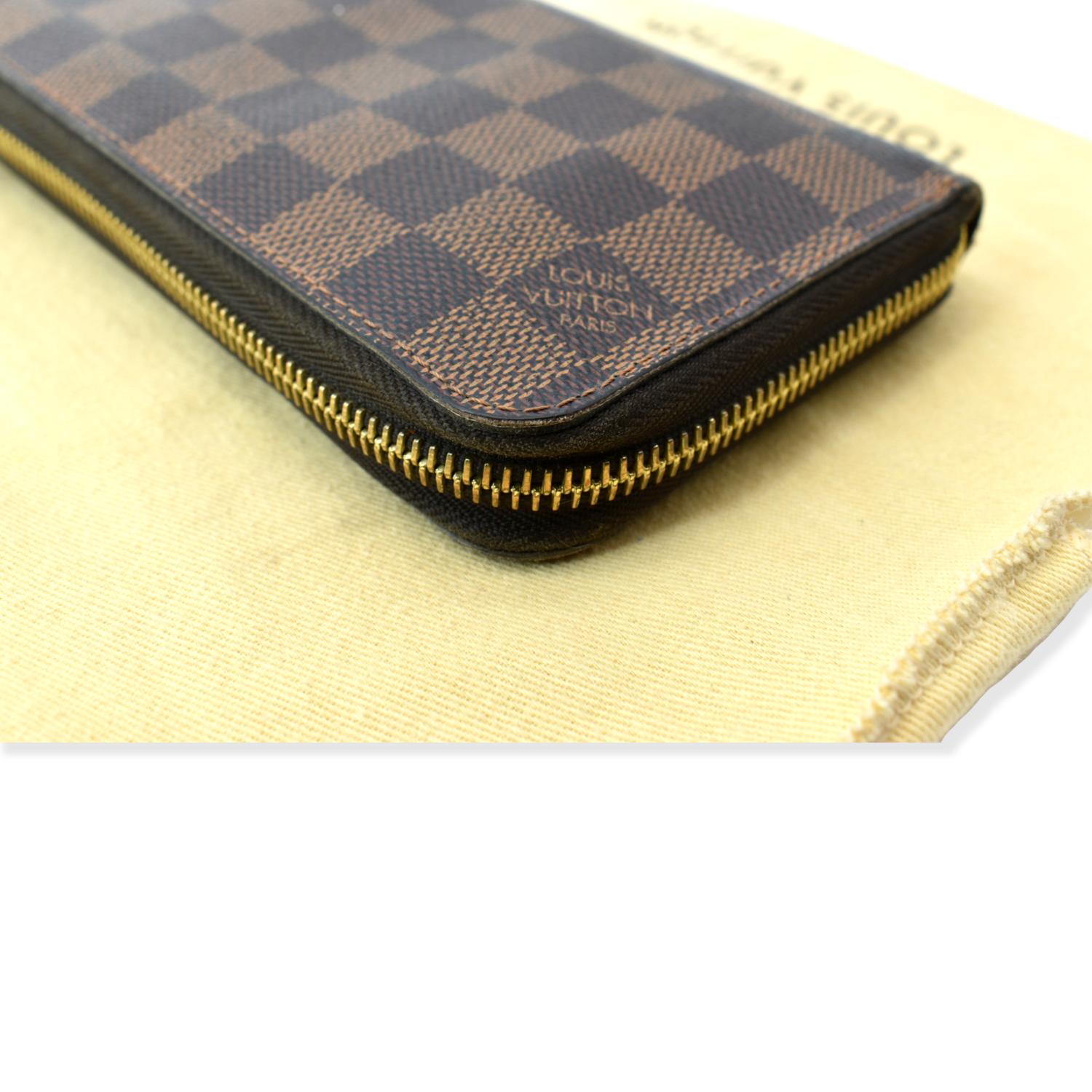 Zippy leather wallet Louis Vuitton Brown in Leather - 28111529