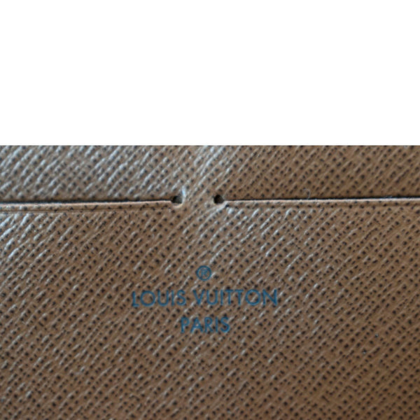 LOUIS VUITTON Monogram Canvas Zippy Long Wallet Brown