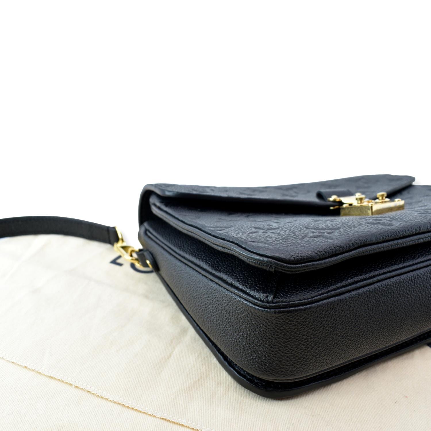 Louis Vuitton Pochette Metis Black Empreinte Crossbody Bag – thankunext.us