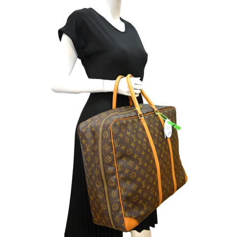 LOUIS VUITTON Sirius 50 Monogram Canvas Suitcase Travel Bag Brown