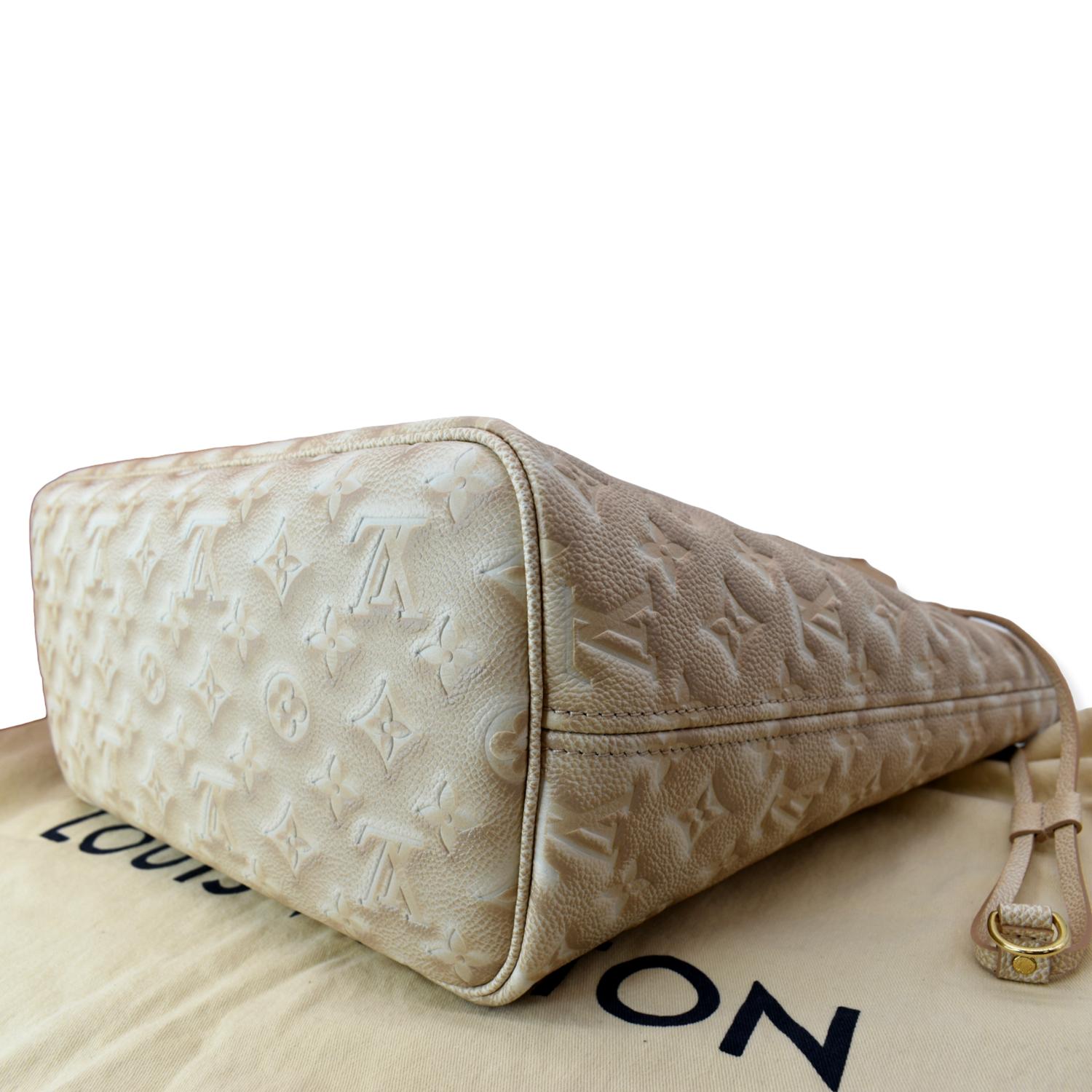 Louis Vuitton LV Neverfull MM Stardust Beige Leather ref.552839 - Joli  Closet
