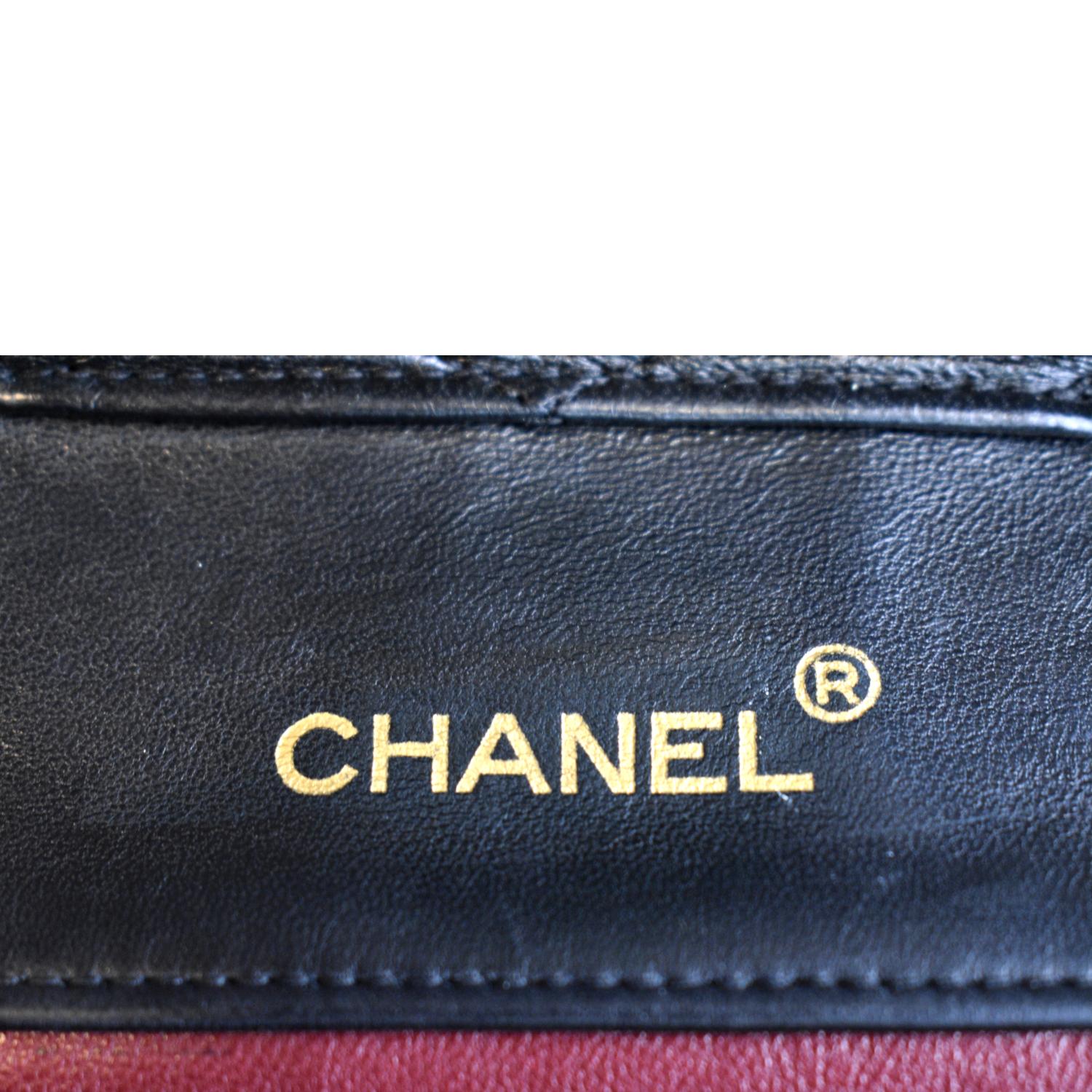 Chanel Vintage RARE Classic Flap Black Wallet Shoulder Bag Set - LAR Vintage