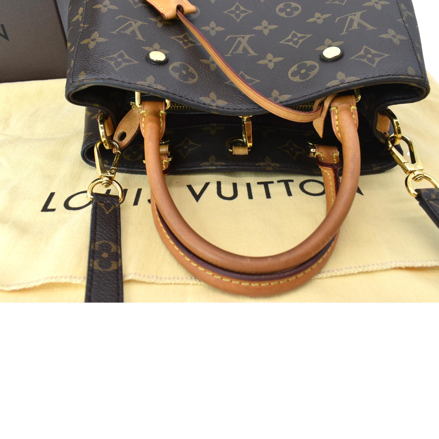 Louis Vuitton Montaigne BB Monogram Canvas Satchel Bag
