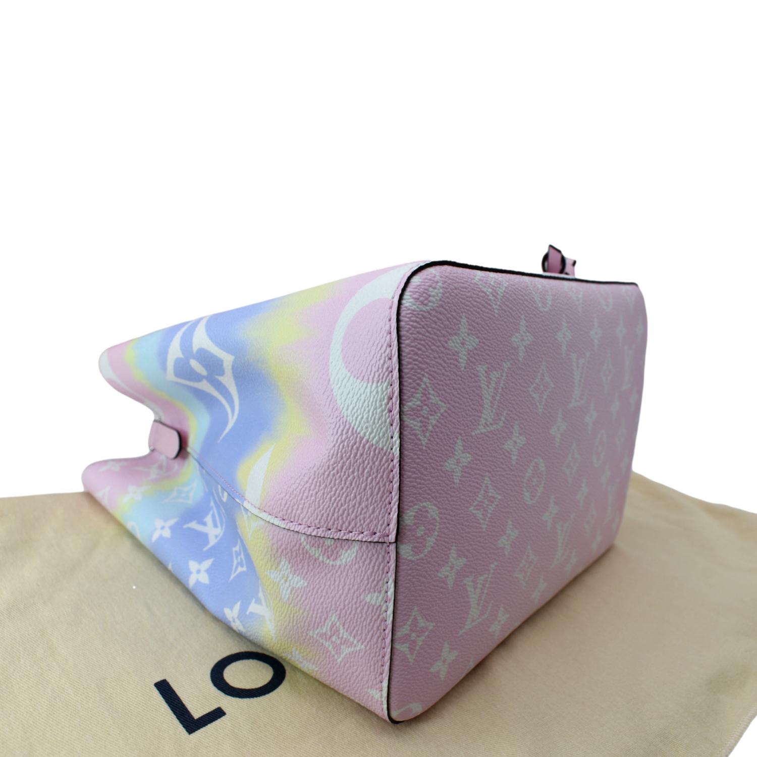 Louis Vuitton Escale Pastel Pink Neverfull MM Tote In Like New Condition
