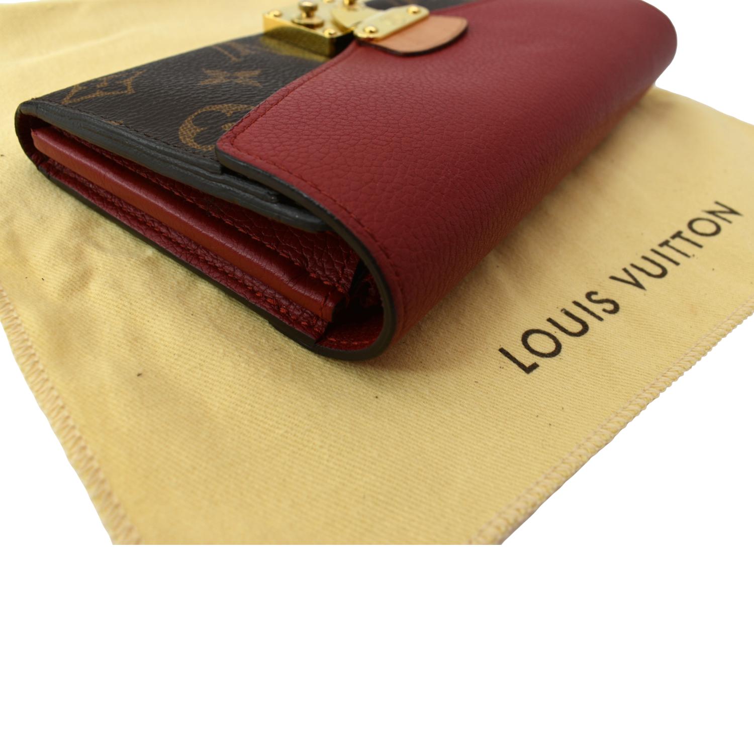 Louis Vuitton Monogram Leather Pallas Wallet - dress. Raleigh
